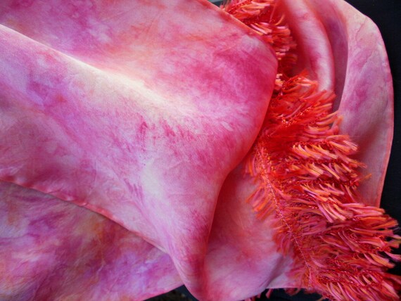 Sunrise Splash Silk Scarf