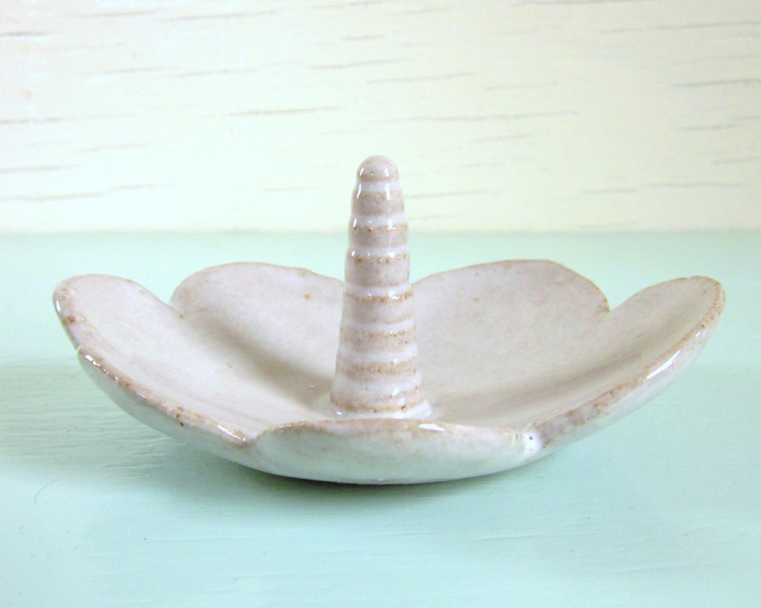 ring holder ceramic and pottery cloud bowl with unicorn horn