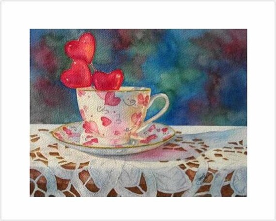 Heart's Desire Notecards, Multi Pack Of 6 Blank Notecards