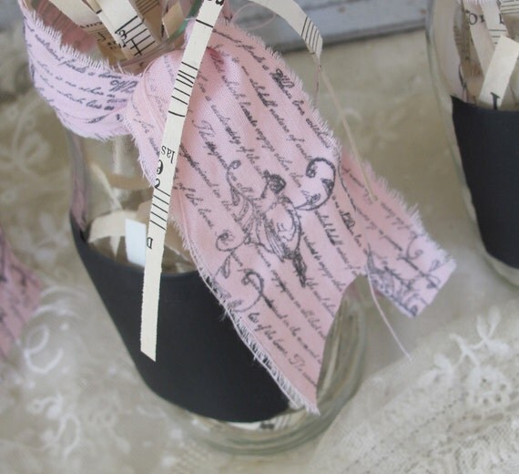Chalk Board Bottles Set of 4 Perfect for Wedding or Party Decoration