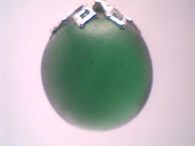 Genuine rare green beach sea glass marble pendant handmade necklace