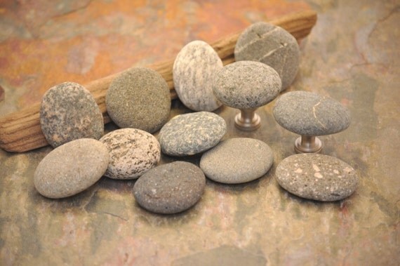 Reserved for CD - Set of 12 Beach Rock Cabinet Knobs