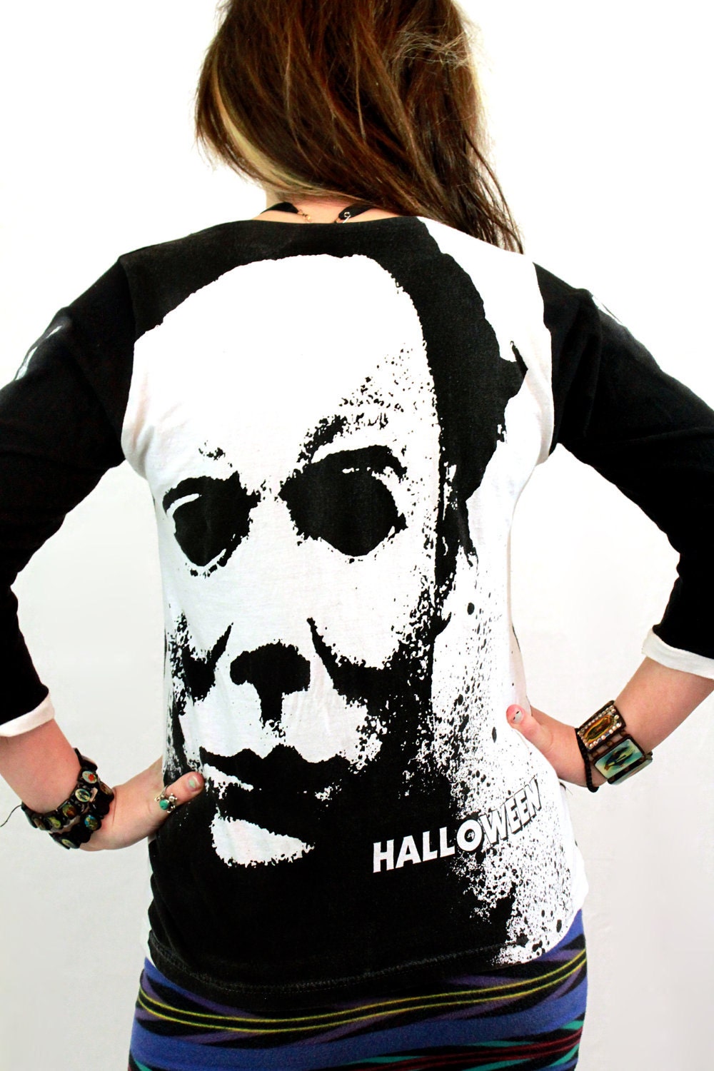 Halloween Michael Myers Skeleton Bones Shirt. From au16670 Halloween Michael Myers Skeleton Bones Shirt. From au16670