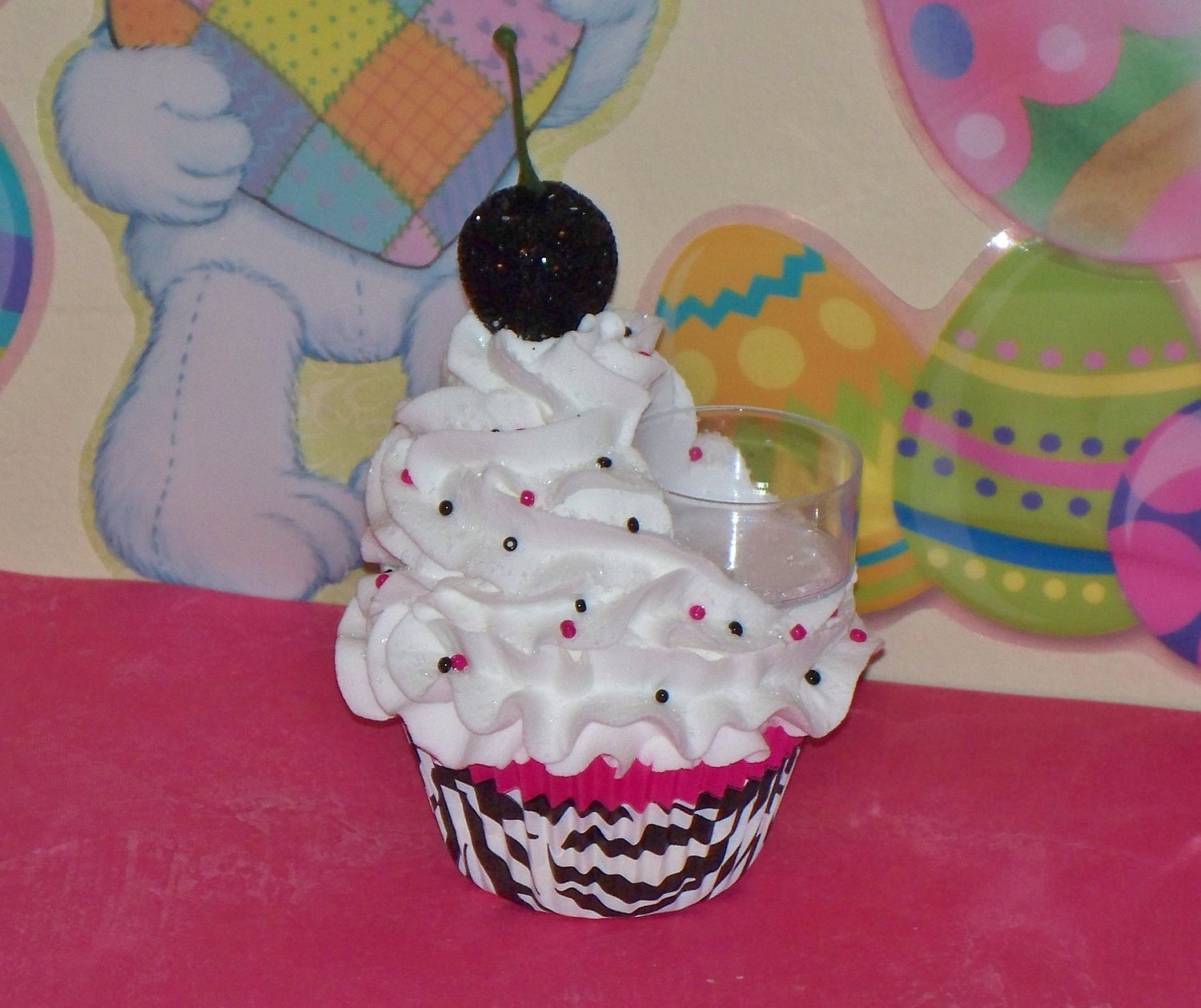 Original Fake Cupcake Paper Clip Holder great for Etsy Cupcake Entrepreneurs,Office Desk, Bakery Shoppe, Realtors, Photographers,
