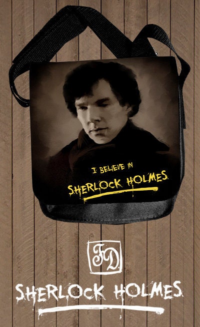 i believe in SHERLOCK HOLMES - shoulder bag