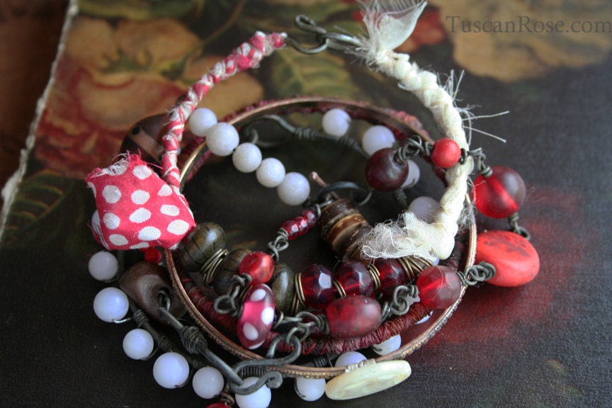 Lolita - Bangle Bracelet Stack - urban mermaid jewelry