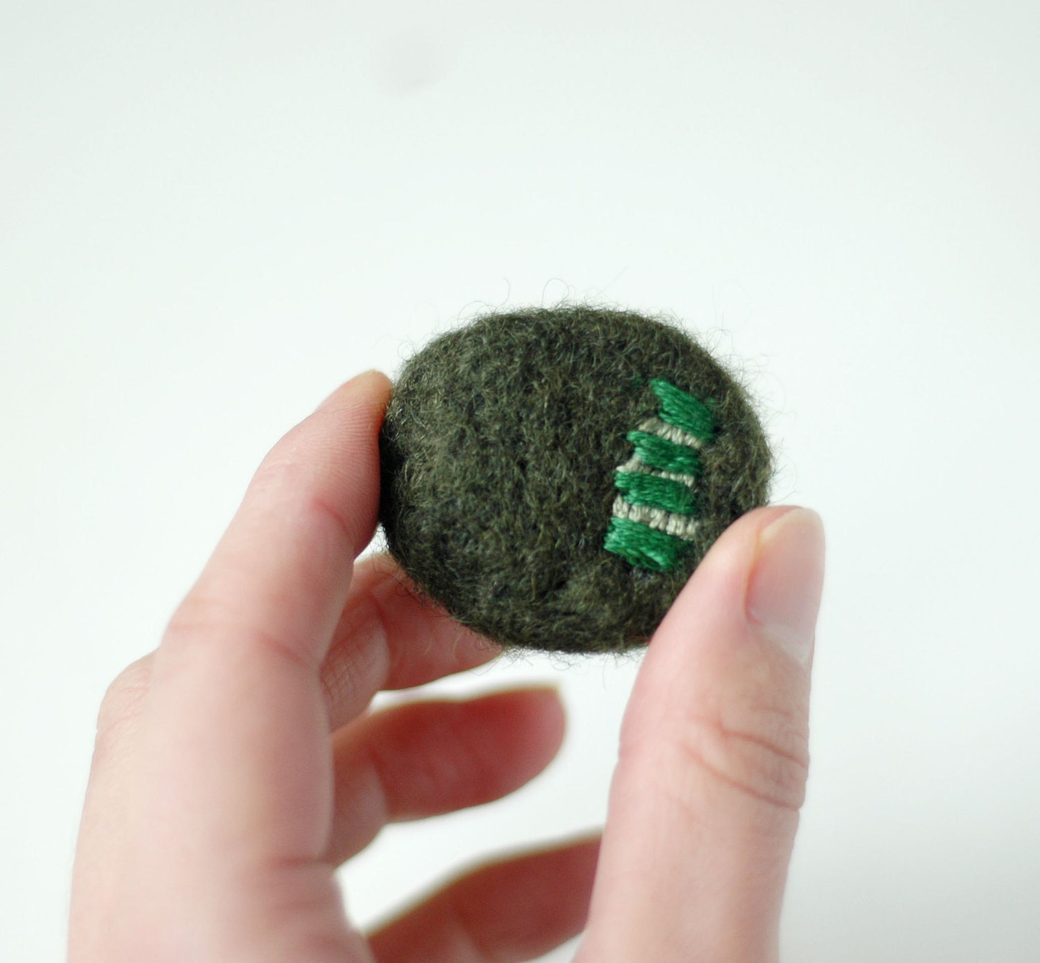 fiber jewellery fiber art felt brooch