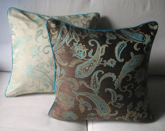Custom Order for Lisa - 3 paisley cushion cover