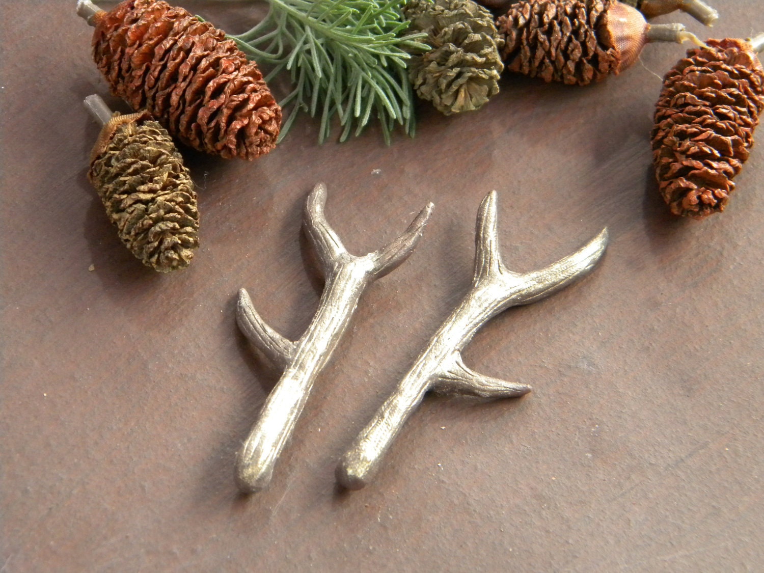 Elk Horn Hair Pin - bobby pin, woodland accesories, fantasy, fairy head pin