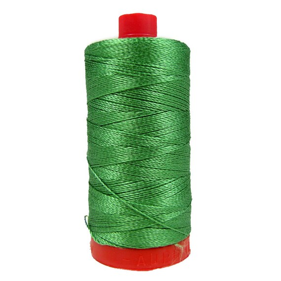 Aurifil Thread Cotton Mako 12 Wt. Medium Green 2890