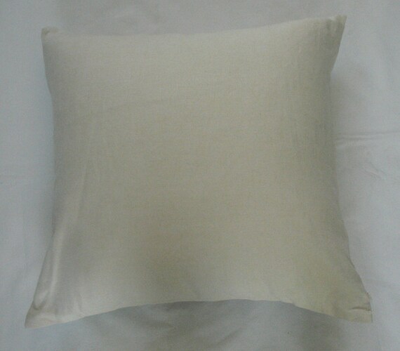 cream and dark khaki throw pillow cover  with square graphic design linen 16 inch