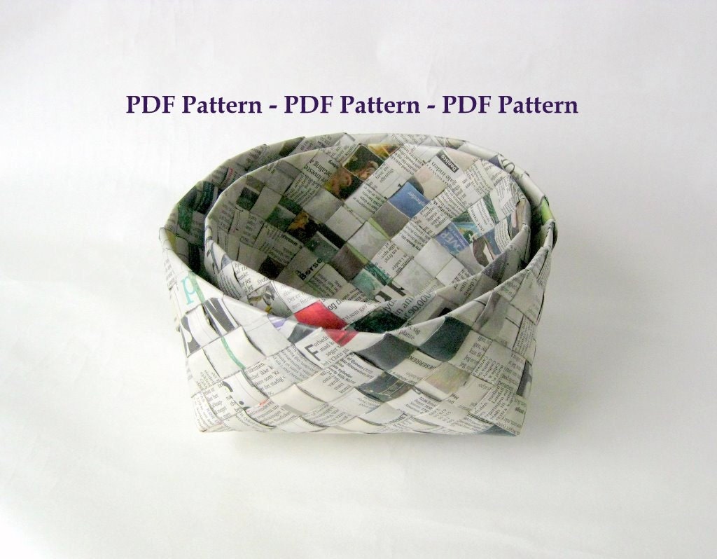 PDF ePattern Scandinavian Basket Weaving Basic Technique