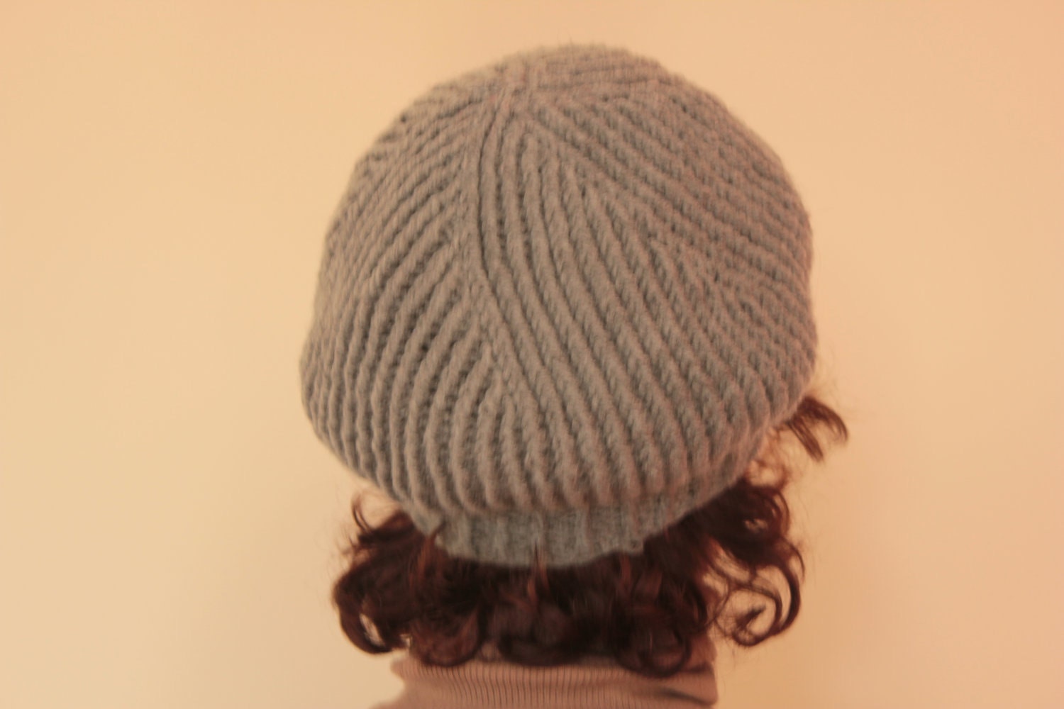 Handmade Hat Grey Fall Winter Fashion Gift For Her Women Fashion READY TO SHIPPING