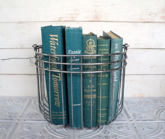 Teal Books Instant Library Collection Decorative Books Photography Props Teal Blue Green Aqua