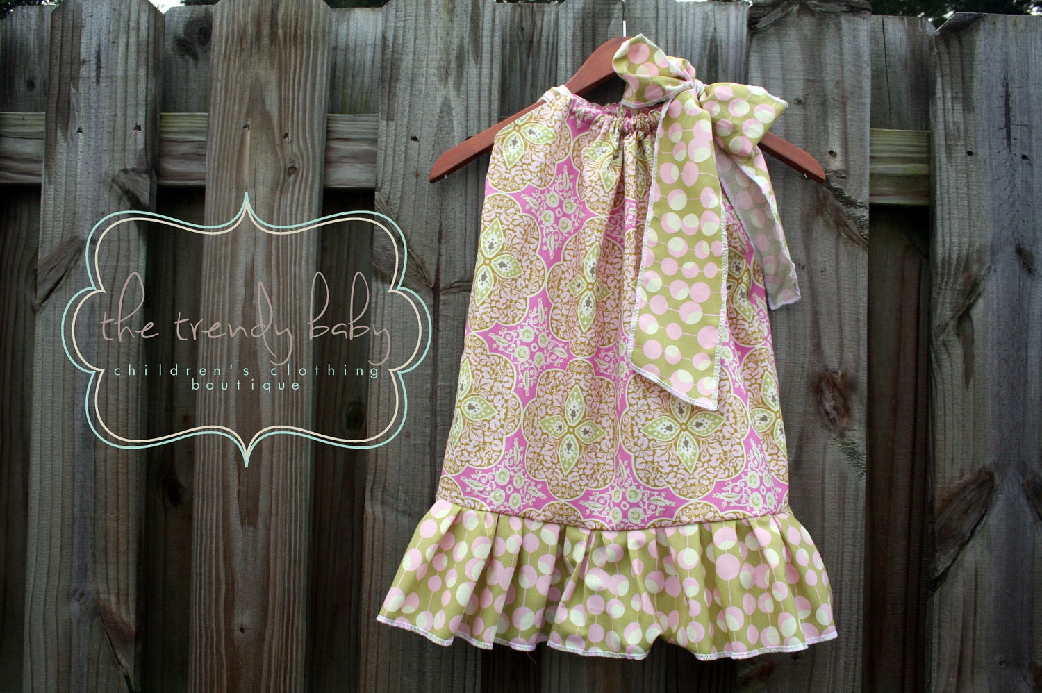 SPRING 2012... Amy Butler Pressed Flower Ruffle Pillowcase Dress .... Perfect for Easter