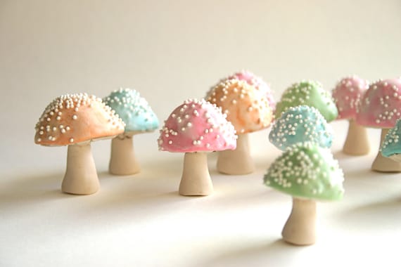 Chocolate Filled Toadstools 7 Pastel