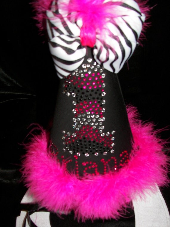 Custom Created Just for You Bling Birthday Hat--Can be designed to match your party theme