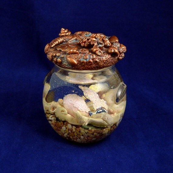 Pink Octopus Perma-Pet - Original Cephalopod Sea Life Sculpture