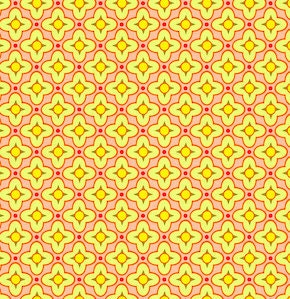 SALE- Bijoux Tiled Primrose Rose by Heather Bailey- 1 Yard Quilt Fabric