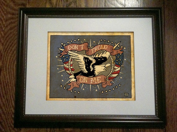 Dont Tread On Me Tattoo 8x10 Print Unframed From Nito71