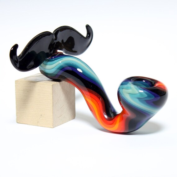 Mustache Sherlock -Hedcraft Glassworks- Glass Pipe