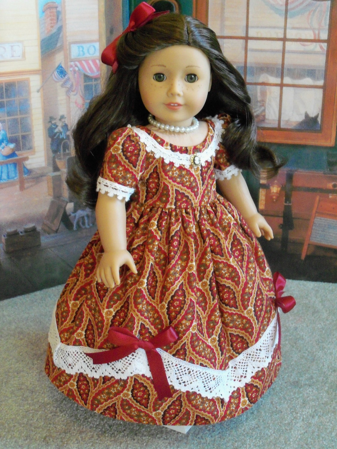 Cecile, Marie Grace  A Day on the Town Dress / Clothes for American Girl Dolls