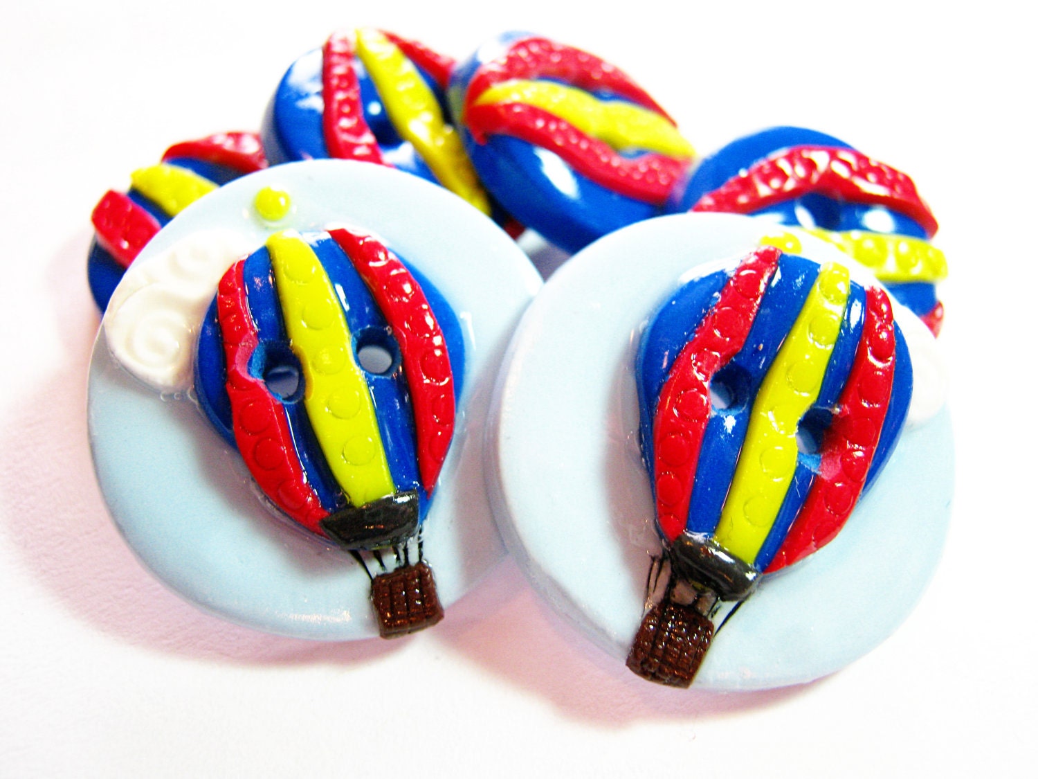 Hot Air Balloons (set of 6) 