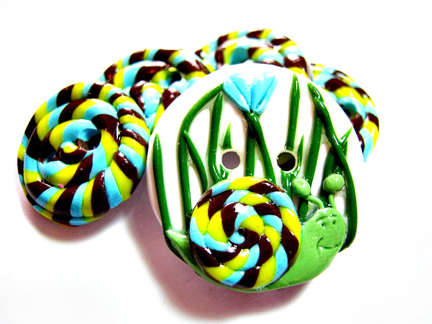 Snail- boy version (set of 5)