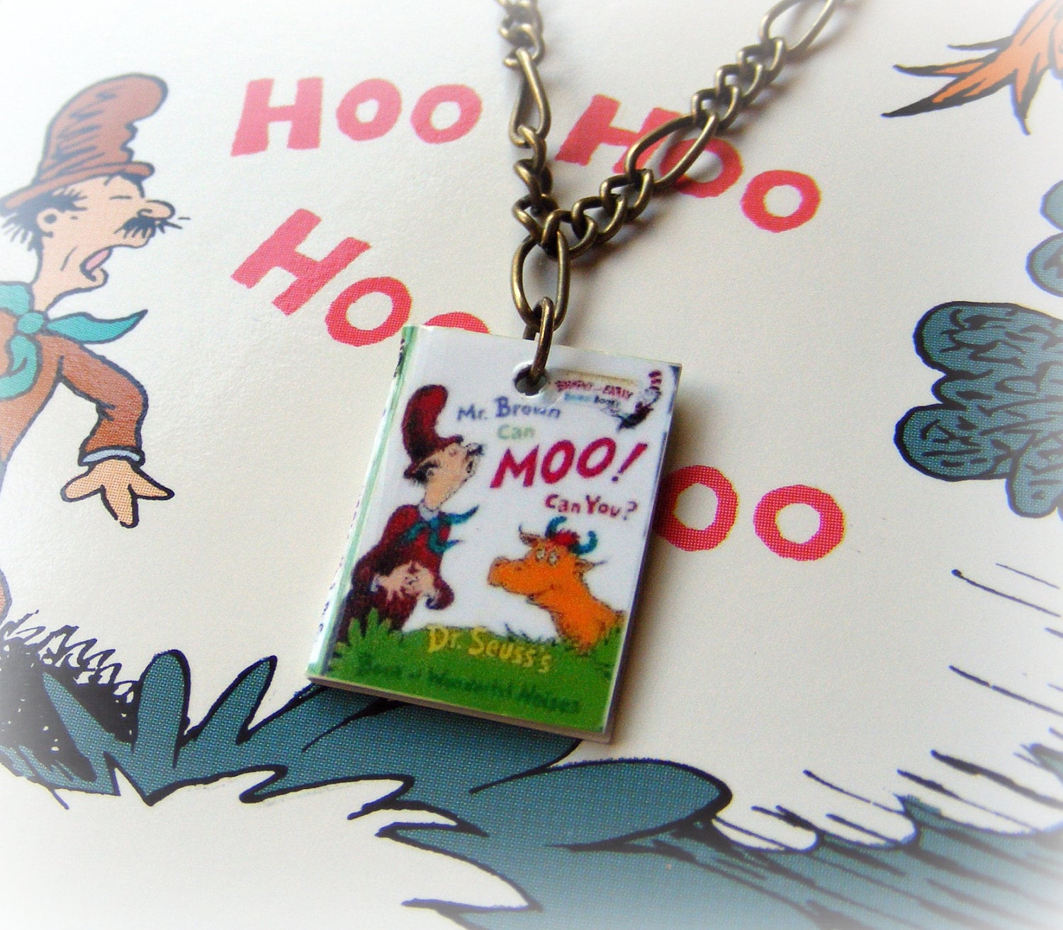 Necklace Dr. Seuss's Mr. Brown Can Moo