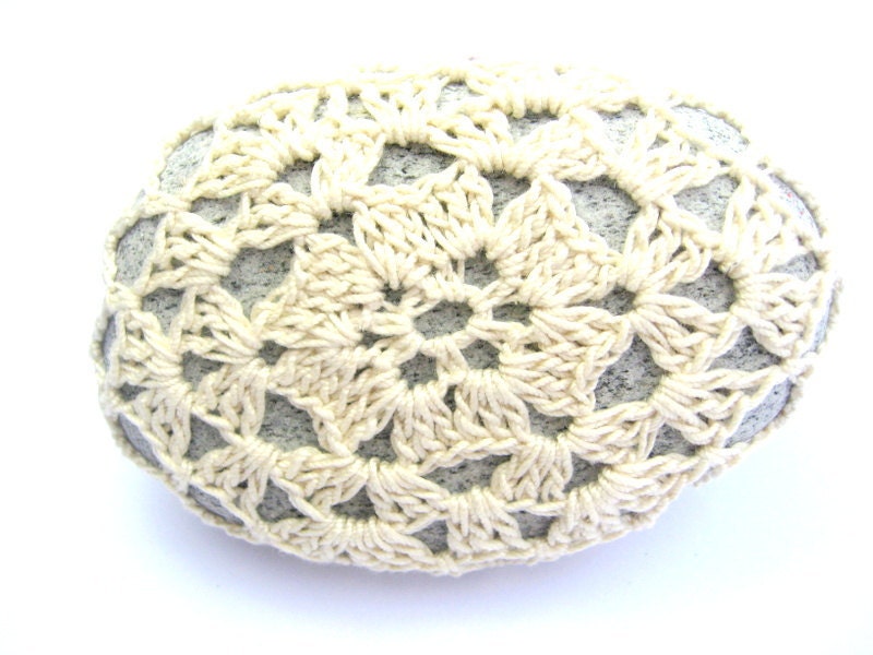 Handmade Crochet Stone