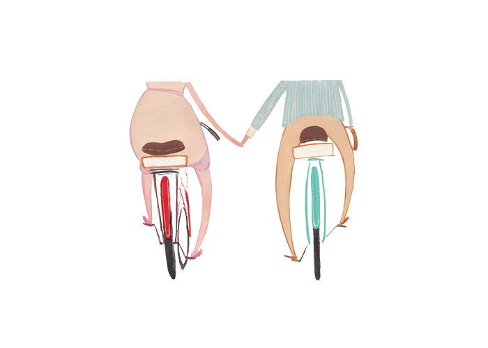 Happy Bikes Framed Print
