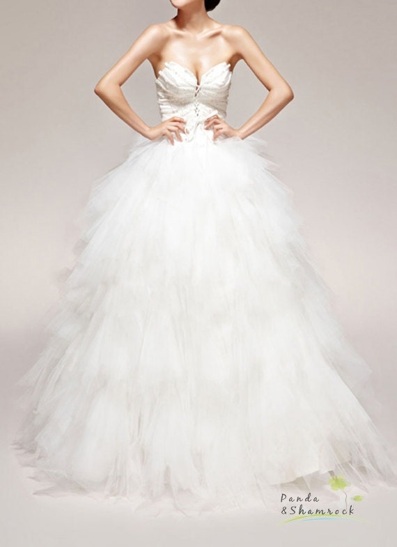 feather wedding gown women clothing dress long lace tulle elegant custom 