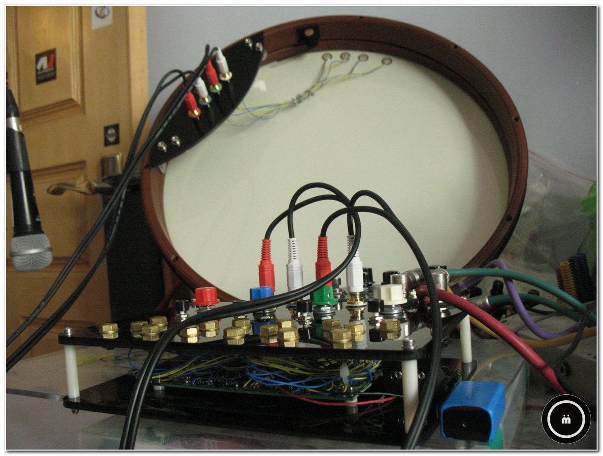 Tetrazzi Frame Drum / Noise Synthesizer Frame Drum Instrument