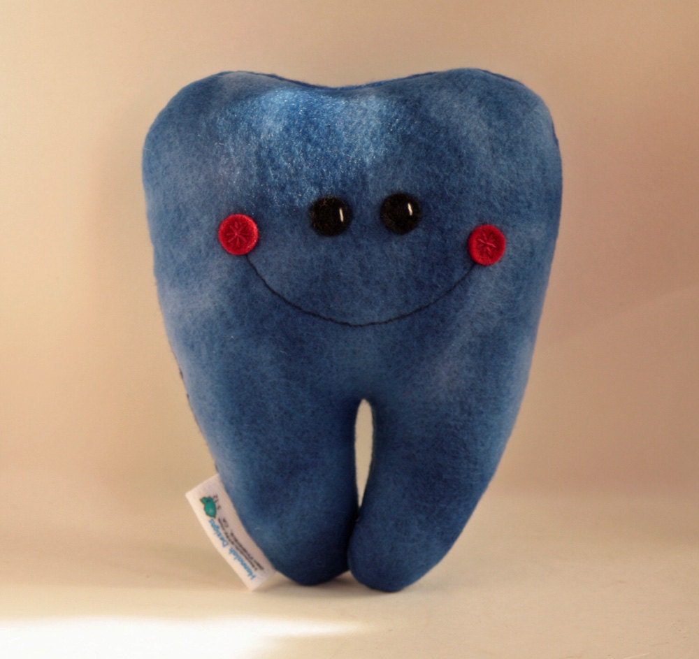 My Wee Fleecy Tooth Fairy Pillow-- Blue