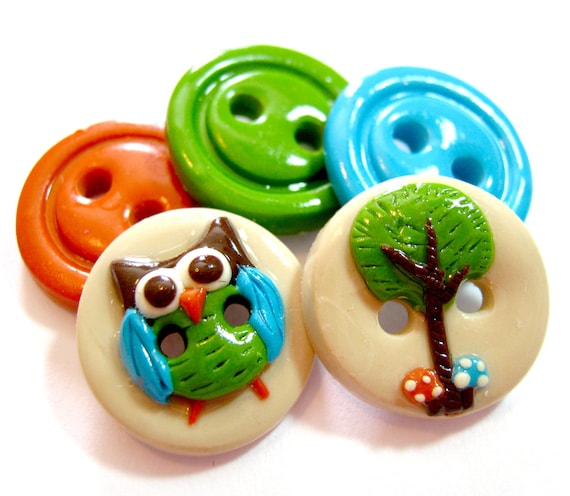 Forest Owl (set of 5)