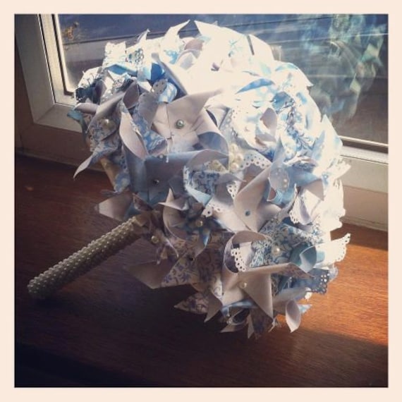 Pinwheel Wedding Bouquet