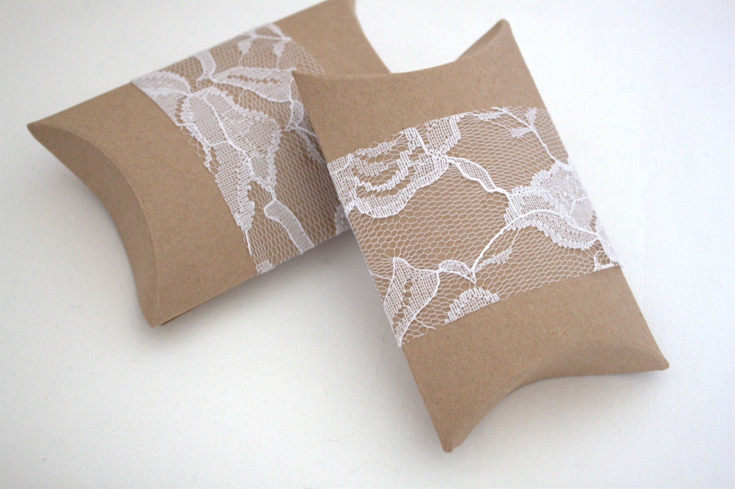 lace pillow boxes rustic wedding favors rustic wedding decorations 