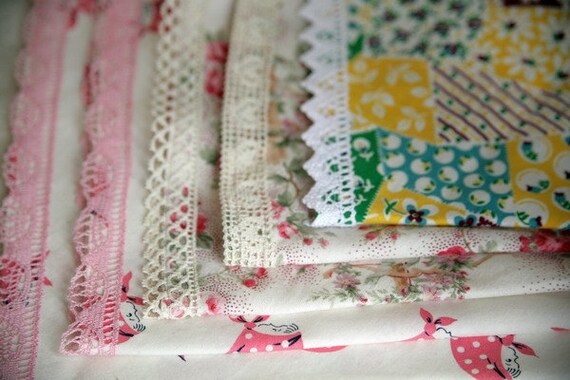Pink Kerchief and Lace