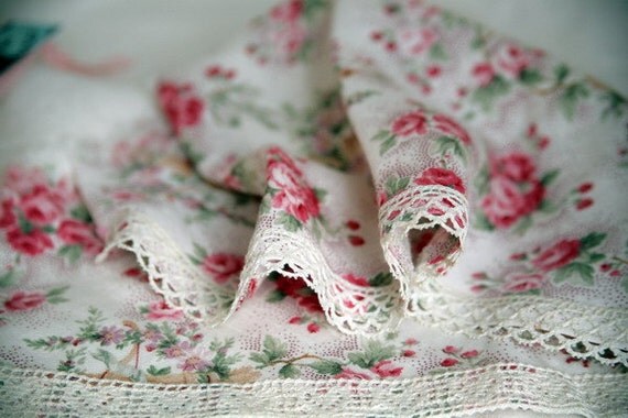 Vintage Rose Kercief and Lace