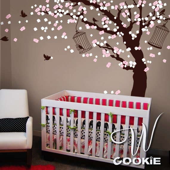 Cherry Blossom Tree  - Nursery Wall Decal