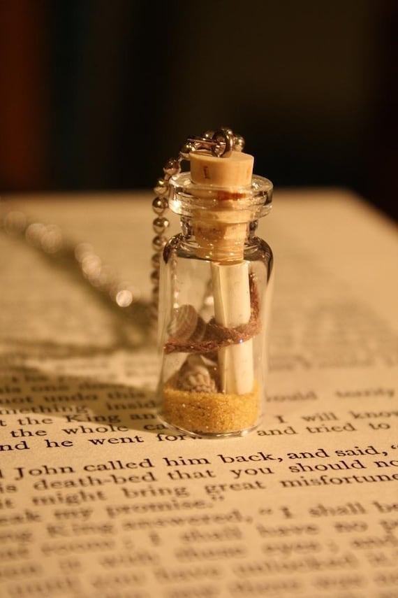 Message From The Sea Vial Necklace
