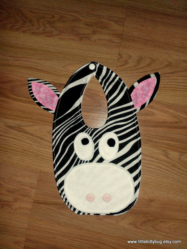 Zebra Bib