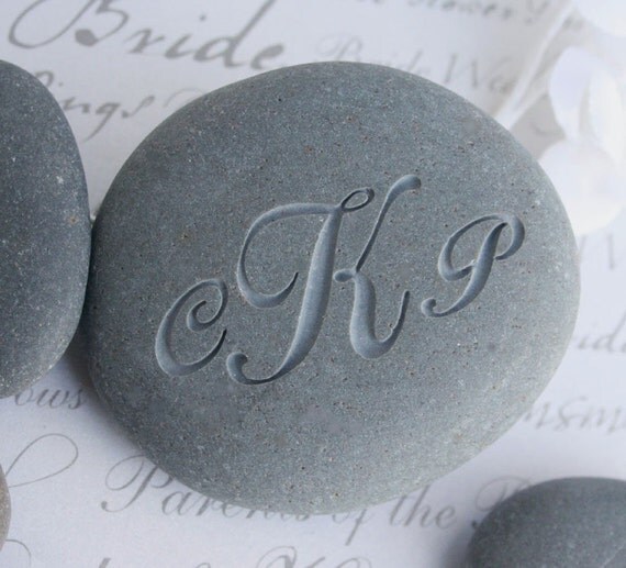 The oathing stone for wedding or commitment ceremony double sided