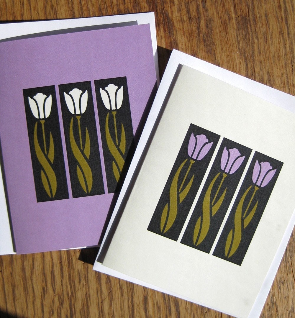Tulip notecards