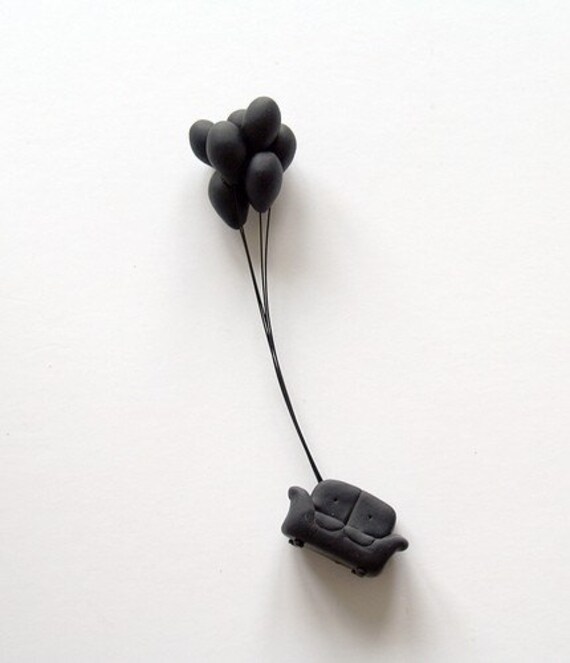 Flying Sofa brooch