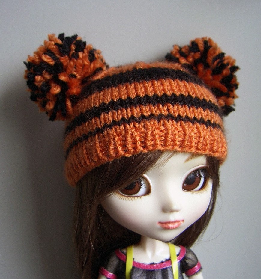 Halloween Pompom hat for Pullip or Blythe From princesschuchi