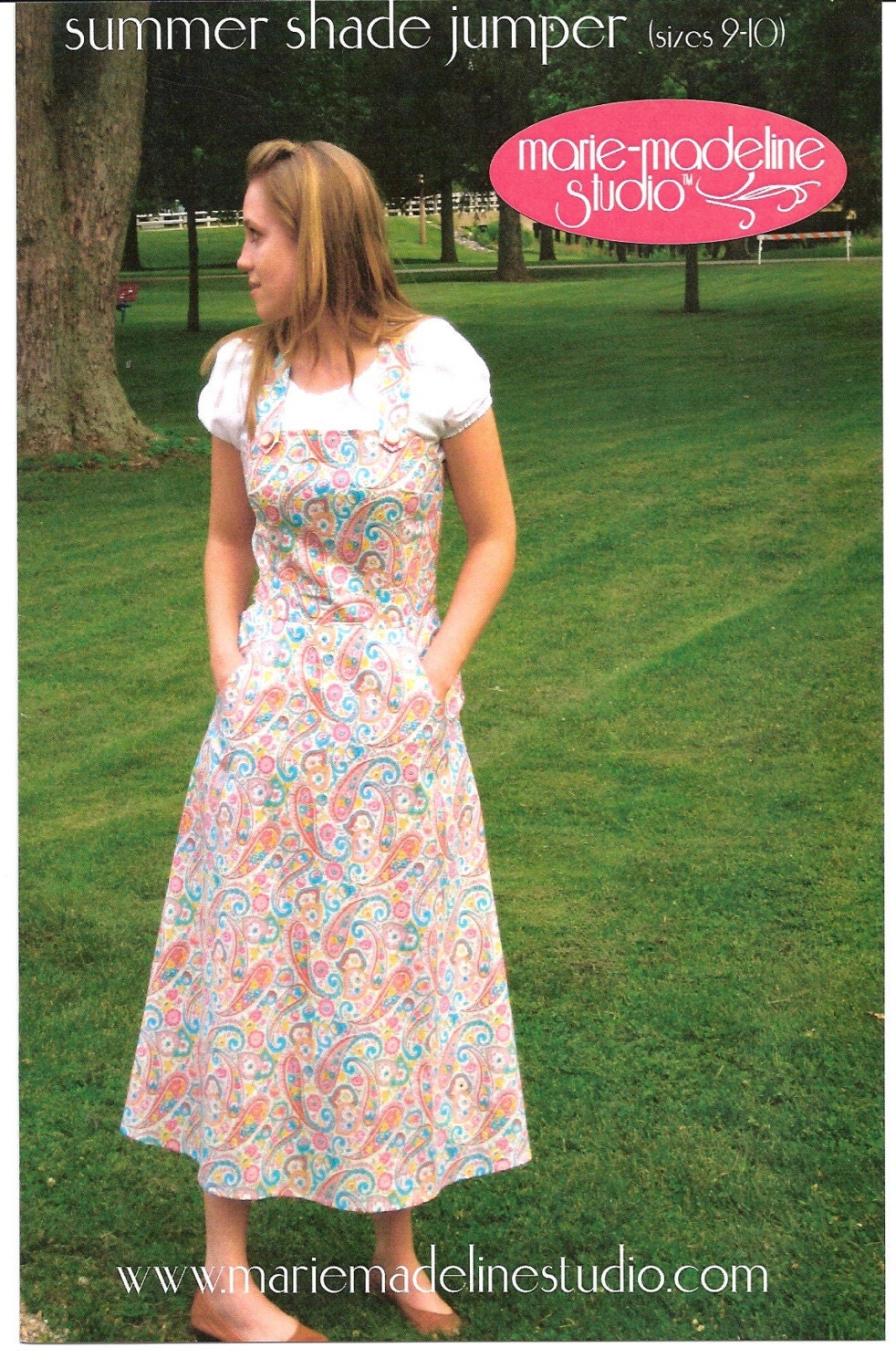 summer shade jumper pattern (ladies' sz. 2-10)