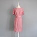 1940s vintage CANDY CANE dress set