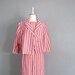 1940s vintage CANDY CANE dress set