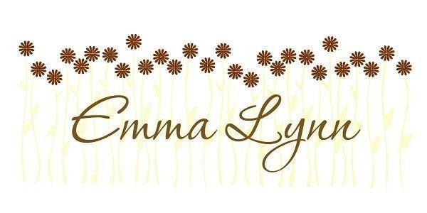 Flower Strip with Name Vinyl Decal
